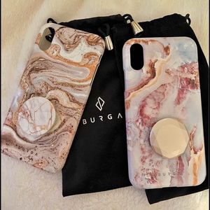 2 BURGA phone cases for iPhone XR